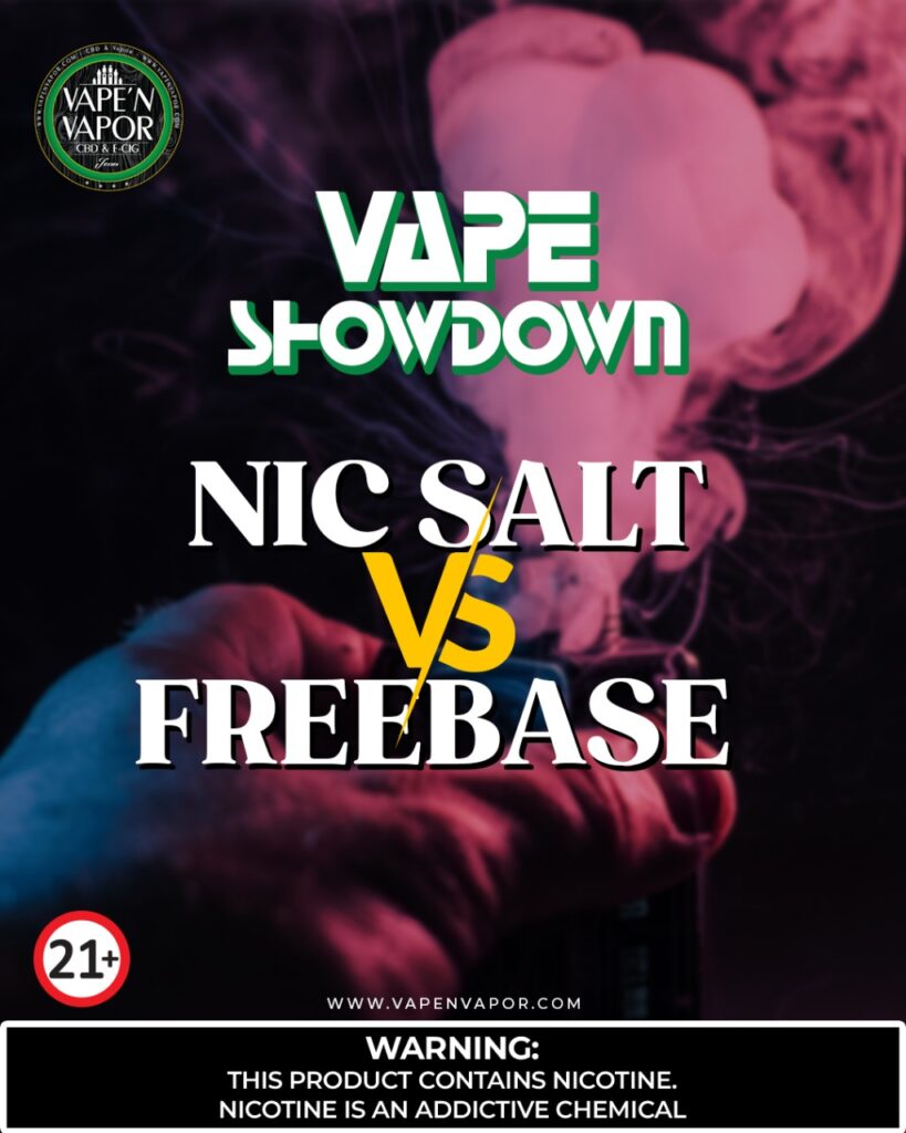 Vape Showdown: Nic Salt vs. Freebase