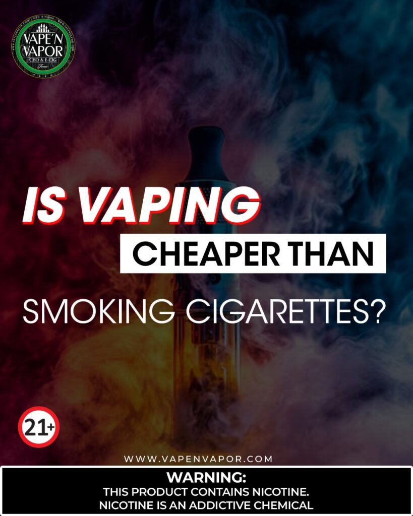 Is Vaping Cheaper Than Smoking Cigarettes?